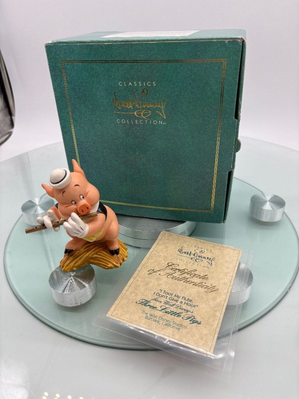 WDCC Three Little Pigs Fifer Pig + COA (1993)
